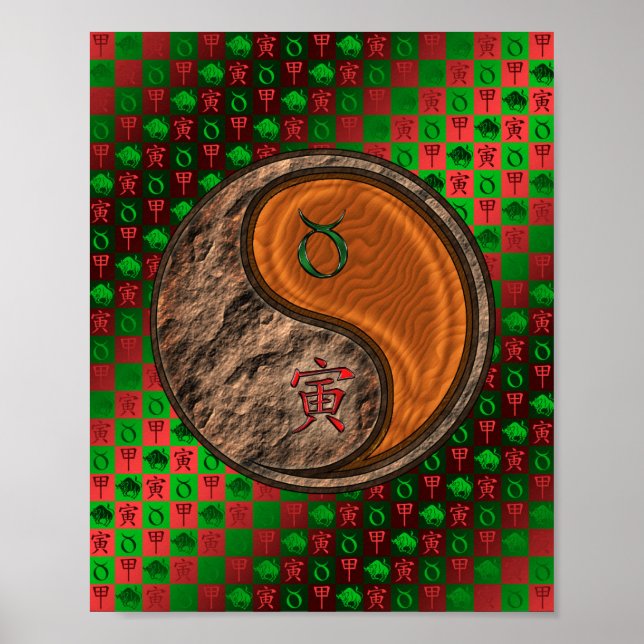 Taurus & Wood Tiger Poster (Framsidan)