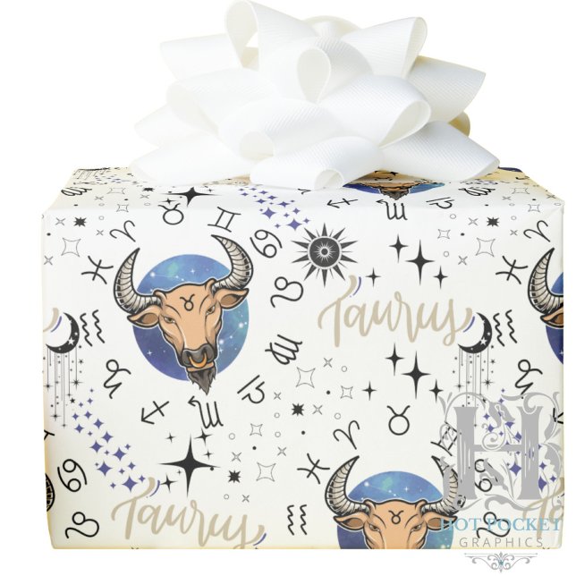 Taurus Wrapping Papper Presentpapper (Skapare uppladdad)