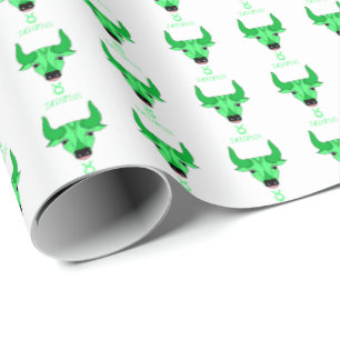 Taurus Wrapping Papper Presentpapper