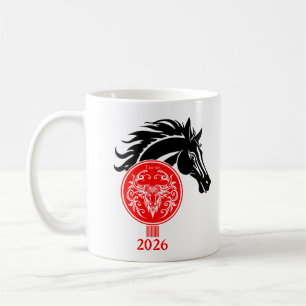 Taurus x År 2026 Kaffemugg
