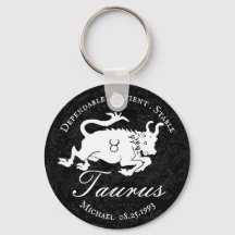 Taurus Zodiac Astrology Character Black Anpassning