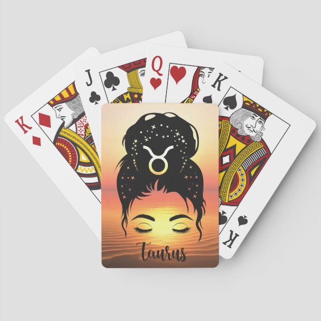 Taurus Zodiac Casinokort (Baksidan)