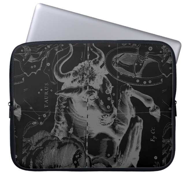 Taurus Zodiac Constellation Hevelius circa 1690 Laptop Fodral (Framsidan)
