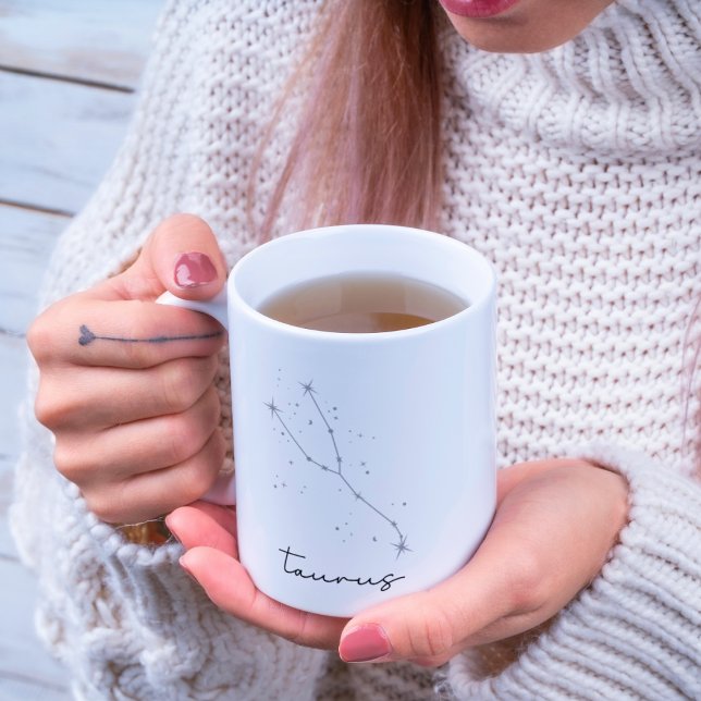 Taurus Zodiac Constellation Kaffemugg (Skapare uppladdad)