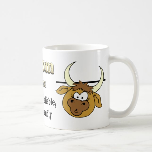 Taurus Zodiac Mors dag-kaffe Mugg (Höger)