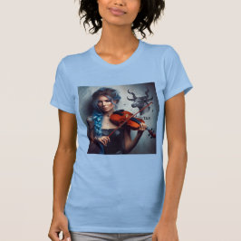 Taurus Zodiac Musician Violin T Shirt