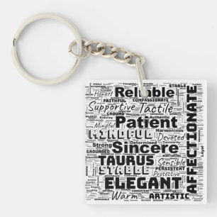 Taurus Zodiac Ord Cloud-inspirationskedjan