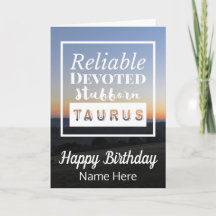 Taurus Zodiac Roligt Roligt Egenskaper Födelsedag