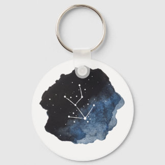 Taurus Zodiac Sign Constellation Star Galaxy Nyckelring