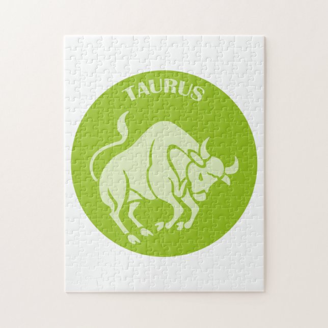 Taurus, Zodiac Sign, Horoscope, Astrology Pussel (Vertikal)