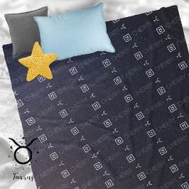 Taurus Zodiac Sign Namn Constellation Astrology Fleecefilt