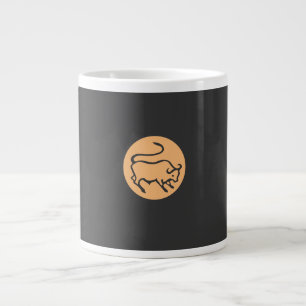Taurus Zodiac signerar modern Minimalist Plain Ele Jumbo Mugg