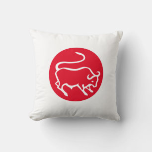 Taurus Zodiac signerar modern Minimalist Plain Ele Kudde