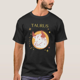 Taurus Zodiac-skylt&offert Modern Elegant Gift-tem T Shirt