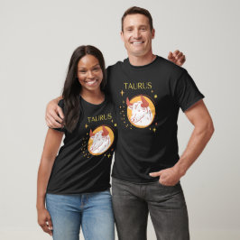 Taurus Zodiac-skylt&offert Modern Elegant Gift-tem T Shirt