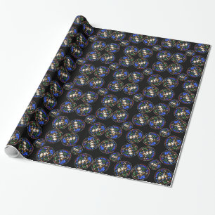 Taurus Zodiac Stached Glass Notre-Dame de Paris WP Presentpapper