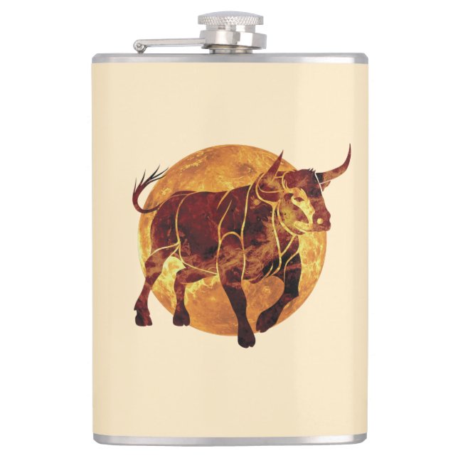 Taurus Zodiac-tecken Fickplunta (Framsidan)