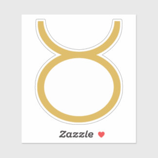 Taurus Zodiac-tecken Klistermärken