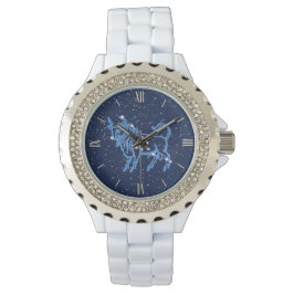 Taurus Zodiac-tecken och -kontroll Armbandsur