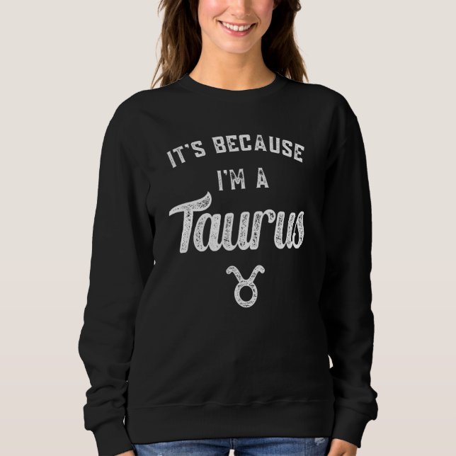 Taurus Zodiac-tecken T Shirt (Framsida)