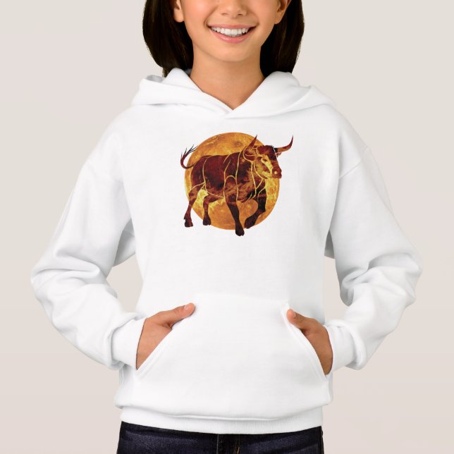 Taurus Zodiac-tecken T Shirt (Framsida)