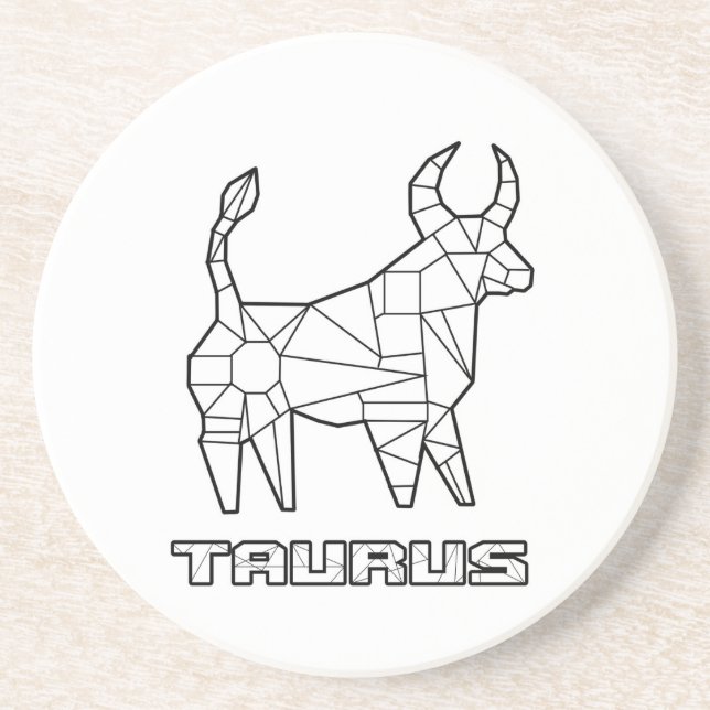 Taurus Zodiac-tecken Underlägg (Framsidan)