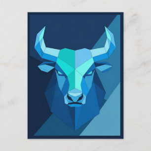 Taurus Zodiac-tecken Vykort