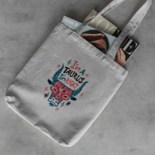Taurus Zodiac Tote Bag Tygkasse