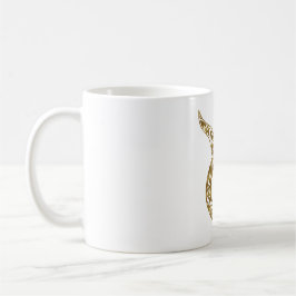 Taurus Zodiac - Tribal Guld Kaffemugg