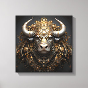 Taurus Zodiak Konst Canvas