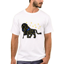 Taurus Zodiak T‑Shirt – Minimal Ox Skylt Tee
