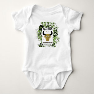 Taurus Zodiakus Ödets Mästare Blommig Konst T Shirt