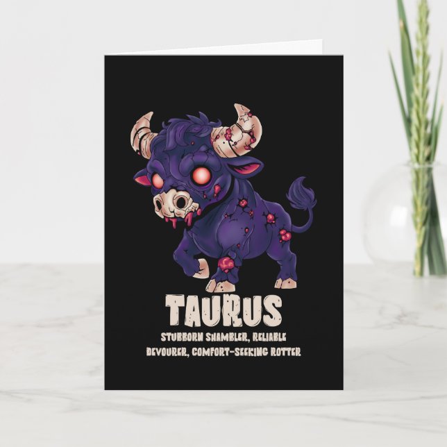 Taurus Zombie Kort (Framsida)