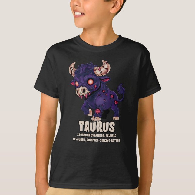 Taurus Zombie T Shirt (Framsida)