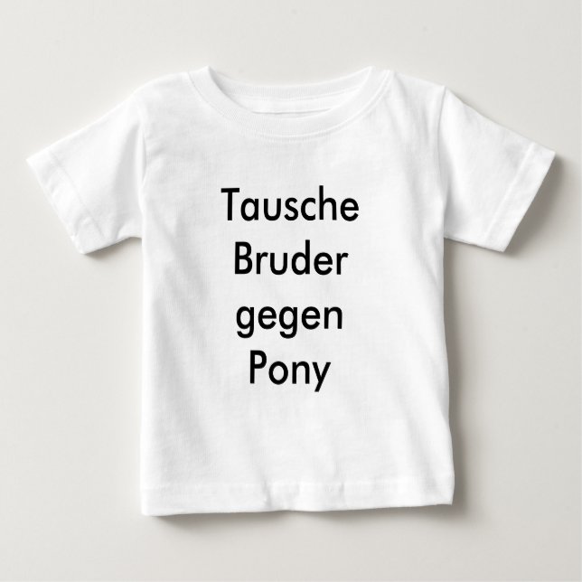 Tausche Bruder gegen Pony Tröja (Framsida)