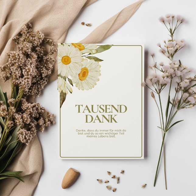 Tausend Dank Karte Julkort (Titelbild)