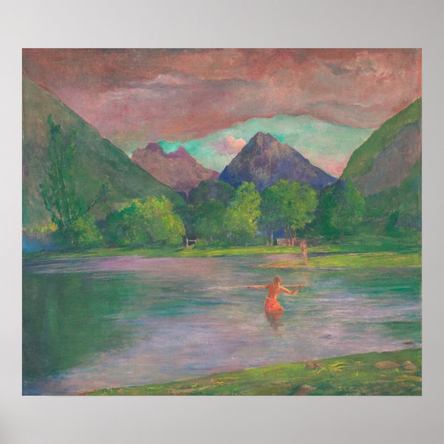 Tautira River - John La Farge Fine Art Poster (Framsidan)