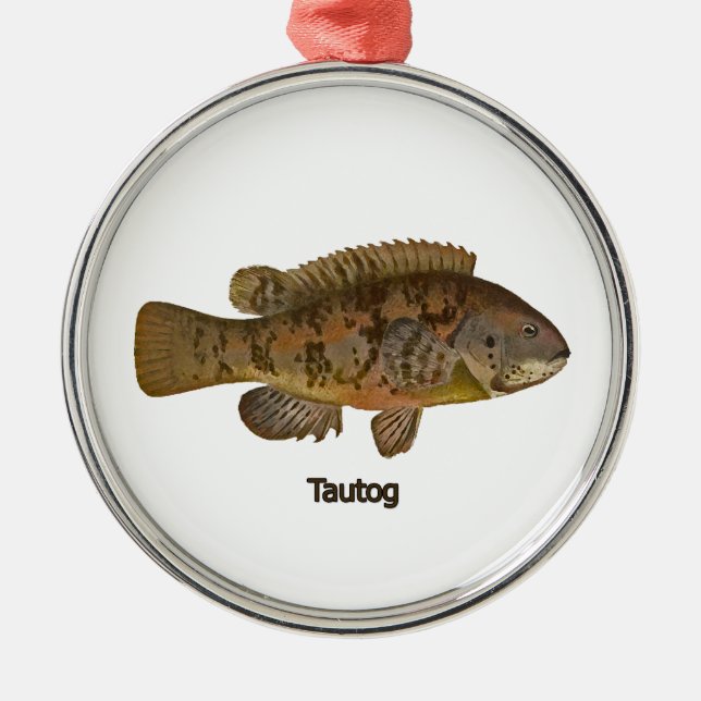 Tautog Fish Ornament (Framsidan)