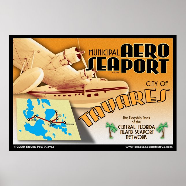 Tavares AeroSeaport poster (Framsidan)