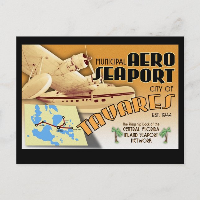 Tavares AeroSeaport vykort (Framsida)