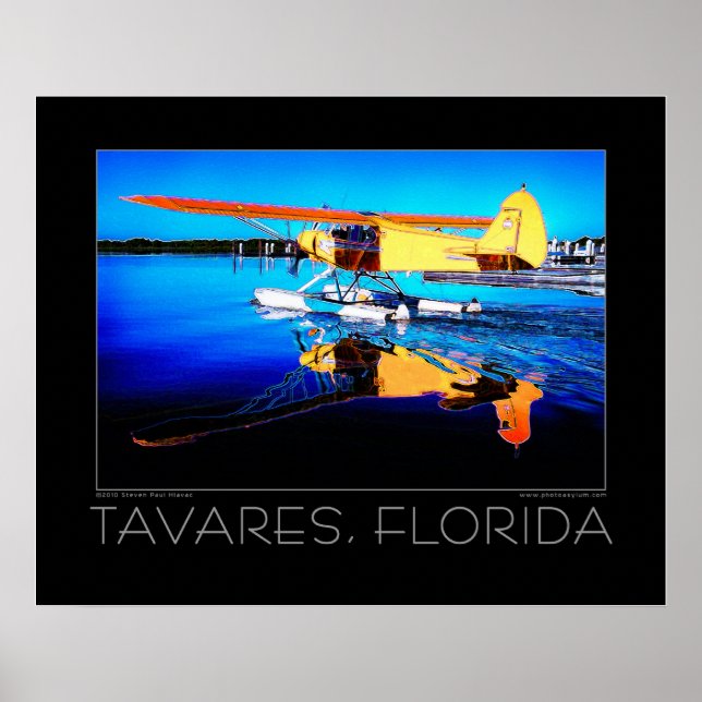 Tavares Florida Fine Art Seaplane Poster (Framsidan)