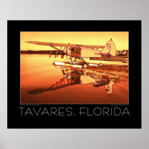 Tavares Florida Fine Art Seaplane Poster