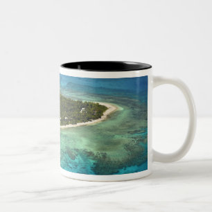 Tavarua Island och korallrev, Mamanucaöarna Två-Tonad Mugg