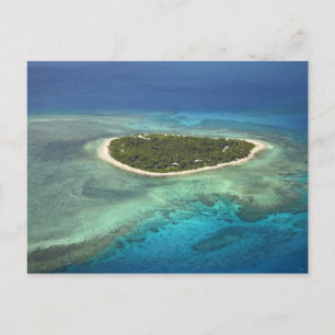 Tavarua Island och korallrev, Mamanucaöarna Vykort