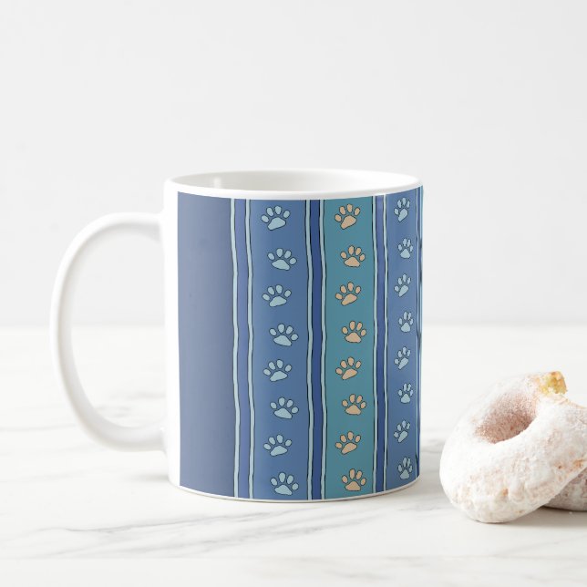 Tavavtrycks Mönster Kaffemugg (Med munk)