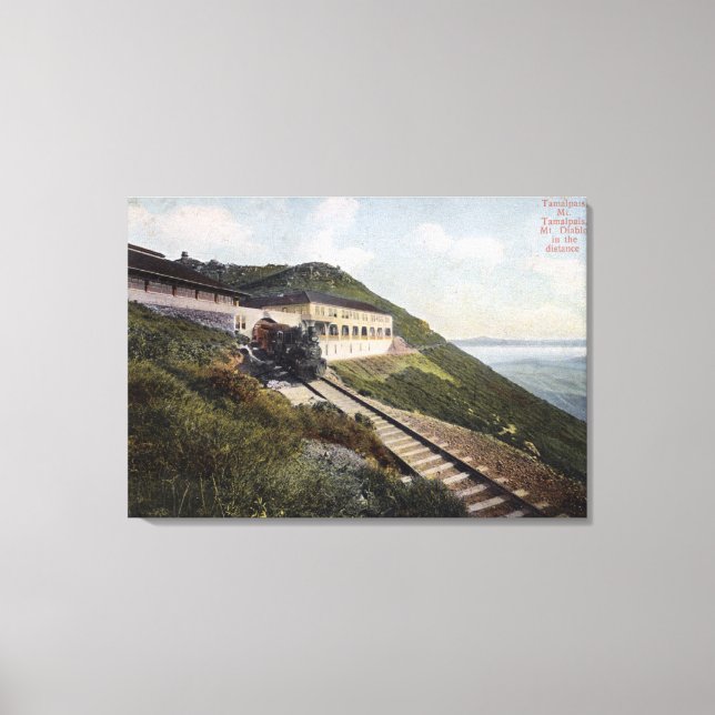 Tavern Tamalpais View of Mt. Diablo Canvastryck (Framsida)