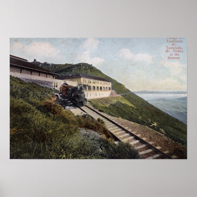 Tavern Tamalpais View of Mt. Diablo Poster (Framsidan)