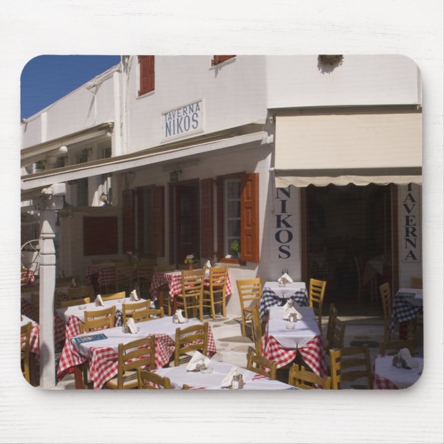 Taverna Nikos, Mykonos, Cyklaöarna, Grekland Musmatta (Framsidan)