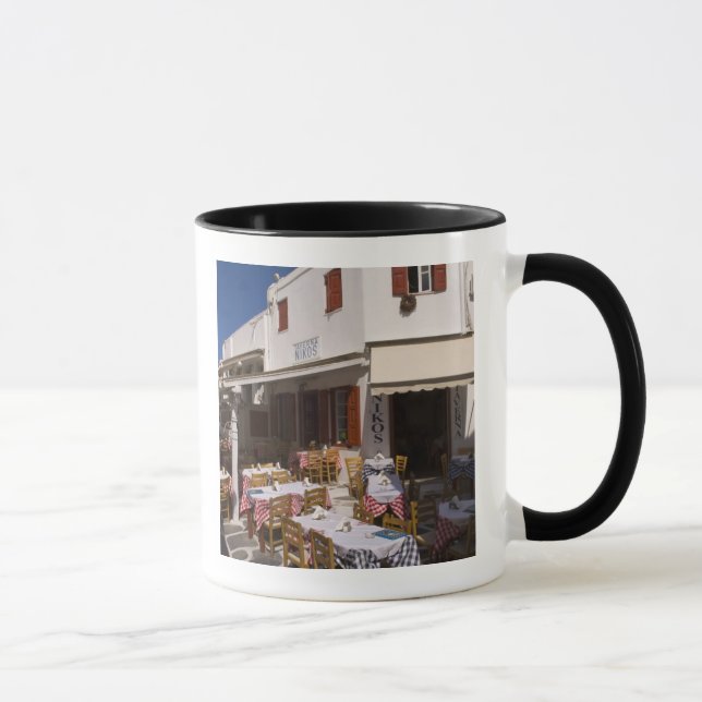 Taverna Nikos, Mykonos, Kykladerna, Grekland Mugg (Höger)