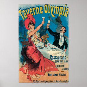 Taverne Olympia befordrings- affisch